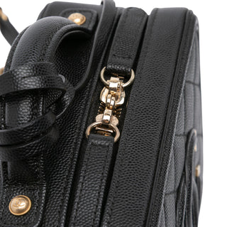 Chanel Small Caviar Filigree Vanity Case