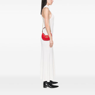Gucci Mini GG Marmont Matelasse Calfskin Half Moon Bag