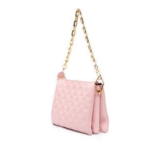 Louis Vuitton Monogram Embossed Puffy Lambskin Coussin PM