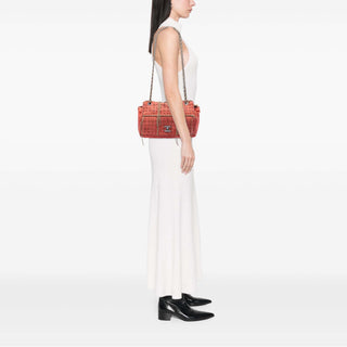 Chanel Laser Cut Fringe Suede Flap