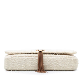 Saint Laurent Tweed Monogram Kate 99 Tassel Bag