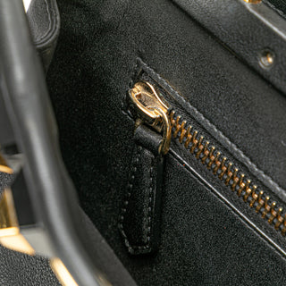 Fendi Medium Studded Leather Peekaboo Satchel