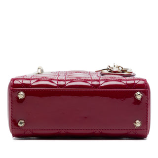 Dior Mini Patent Cannage Lady Dior