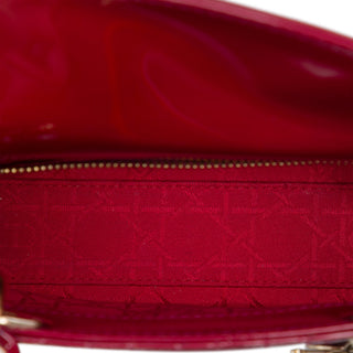 Dior Mini Patent Cannage Lady Dior
