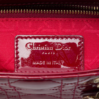 Dior Mini Patent Cannage Lady Dior