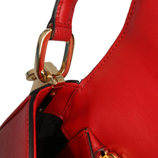 Prada Saffiano Lux Embleme Satchel
