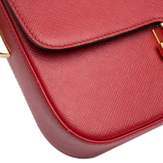 Prada Saffiano Lux Embleme Satchel