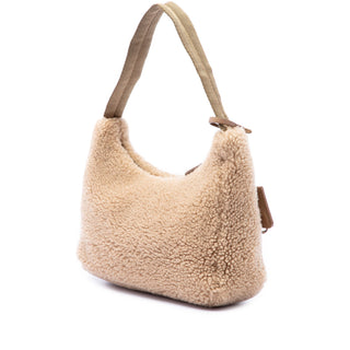 Prada Mini Shearling Re Edition 2000 Shoulder Bag
