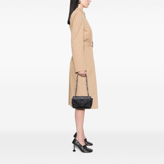 Ysl Medium Sheepskin Triquilt Monogram College Bag