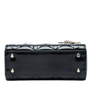 Dior Mini Patent Cannage Lady Dior