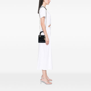Dior Mini Patent Cannage Lady Dior