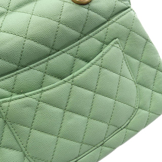 Chanel Mini Quilted Caviar Coco Chain Top Handle Bag