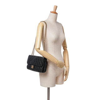Chanel Quilted Calfskin CC Crown Flap
