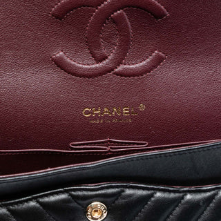 Chanel Medium Classic Chevron Lambskin Double Flap