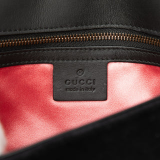 Gucci Medium GG Marmont Matelasse Velvet Shoulder Bag