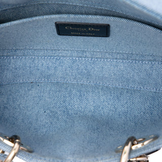 Dior Medium Denim Cannage Lady D-Joy