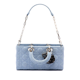 Dior Medium Denim Cannage Lady D-Joy