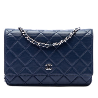 Chanel CC Quilted Lambskin Wallet On Chain