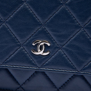 Chanel CC Quilted Lambskin Wallet On Chain