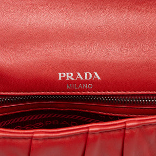 Prada Nappa Gaufre Chain Flap
