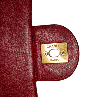 Chanel ParisSmall Patent and Goatskin CC Eyelet Flap