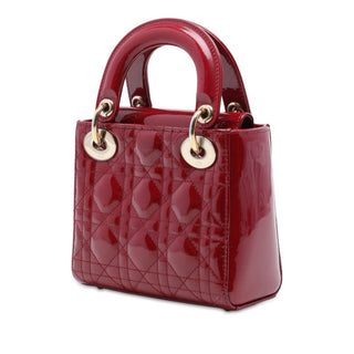 Dior Mini Patent Cannage Lady Dior