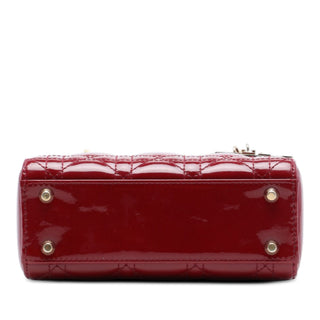 Dior Mini Patent Cannage Lady Dior