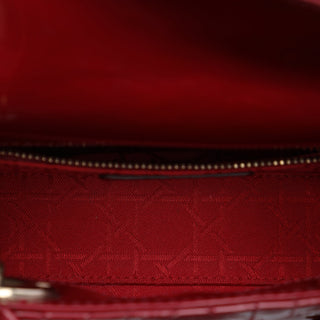 Dior Mini Patent Cannage Lady Dior