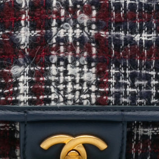 Chanel Small Tweed School Memory Top Handle Flap