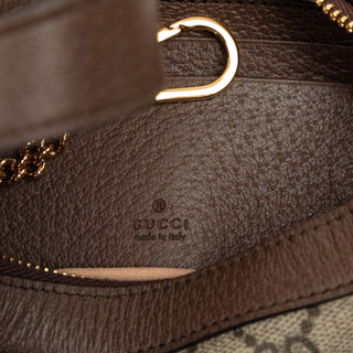 Gucci Mini GG Supreme Web Ophidia Shoulder Bag