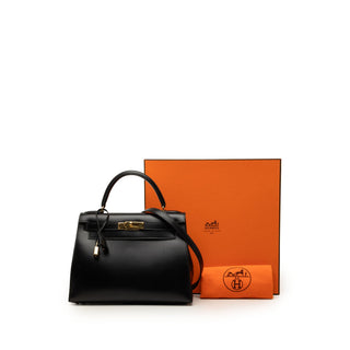 Hermès Box Calf Kelly Sellier 28