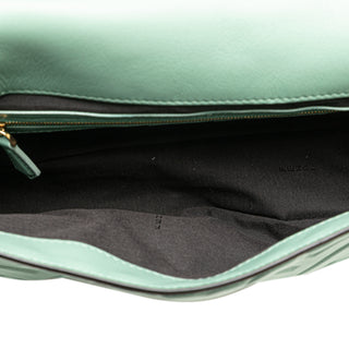 Fendi Zucca Embossed Baguette Satchel