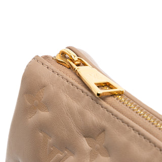 Louis Vuitton Monogram Embossed Puffy Lambskin Coussin PM