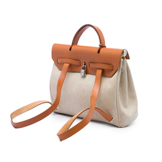 Hermès Toile Herbag Backpack PM