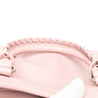 Balenciaga Small Grained Calfskin Motocross Neo Classic City Satchel