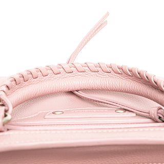 Balenciaga Small Grained Calfskin Motocross Neo Classic City Satchel