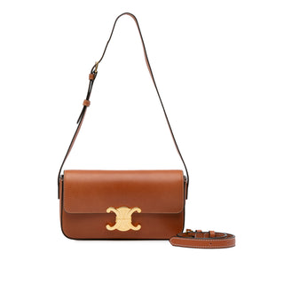 Celine Triomphe Leather East-West Crossbody