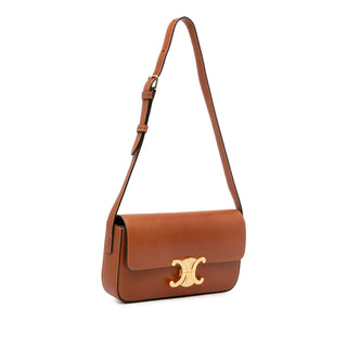 Celine Triomphe Leather East-West Crossbody