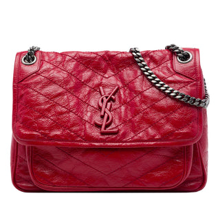 Saint Laurent Medium Crinkled Calfskin Niki
