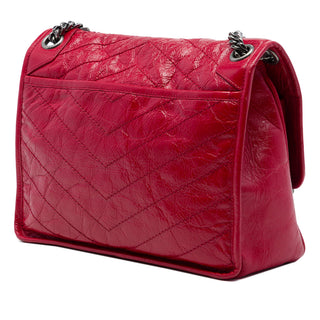 Saint Laurent Medium Crinkled Calfskin Niki