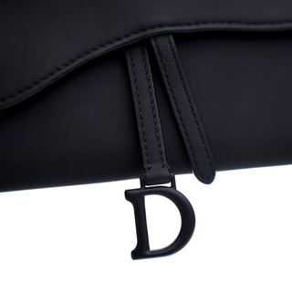 Dior Ultra Matte Saddle Long Wallet With Chain