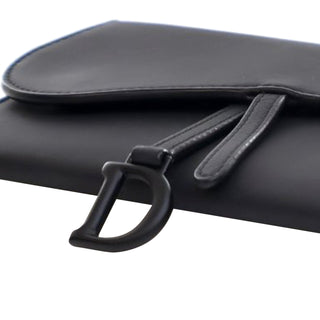 Dior Ultra Matte Saddle Long Wallet With Chain