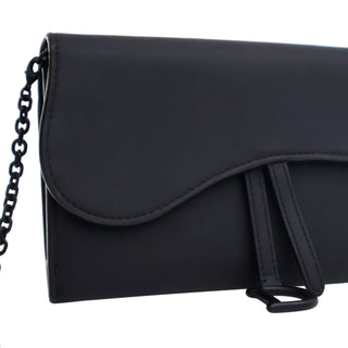 Dior Ultra Matte Saddle Long Wallet With Chain