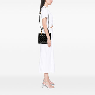 Dior Medium Patent Cannage Lady Dior