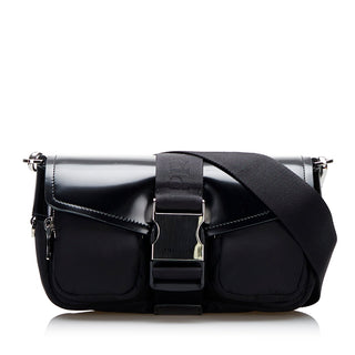 Prada Re-Nylon & Spazzolato Pocket Crossbody
