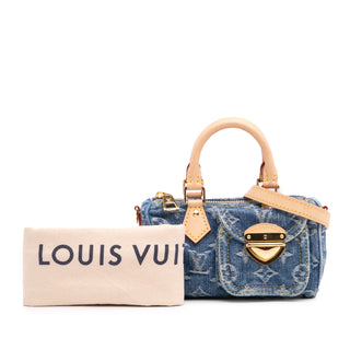 Louis Vuitton Monogram Denim Nano Speedy Bandouliere