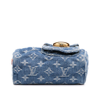 Louis Vuitton Monogram Denim Nano Speedy Bandouliere