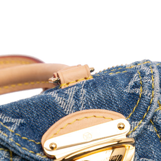 Louis Vuitton Monogram Denim Nano Speedy Bandouliere