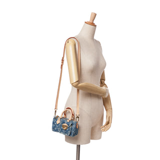Louis Vuitton Monogram Denim Nano Speedy Bandouliere