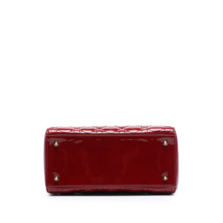 Dior Medium Patent Cannage Lady Dior